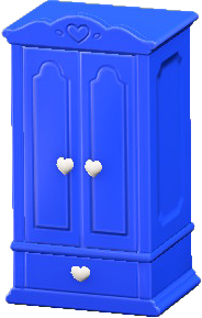 ACNH - The Blue version of Cute Wardrobe
