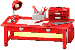 ACNH - The Red version of Cute DIY Table
