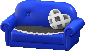 The Blue version of Cute Sofa