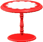 The Red version of Cute Tea Table