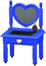 ACNH - The Blue version of Cute Vanity