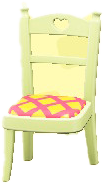ACNH - The Yellow version of Cute Chair