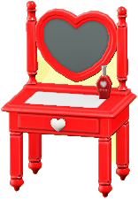 ACNH - The Red version of Cute Vanity