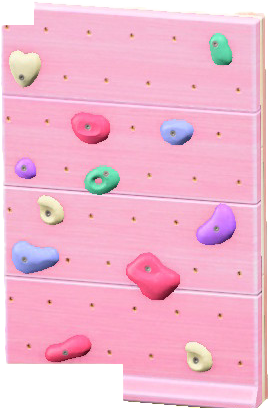 The Pink version of Climbing Wall