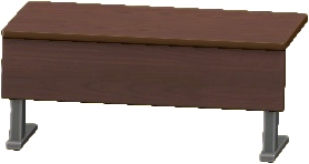 The Dark Brown version of Lecture-Hall Desk