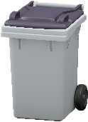 The White version of Garbage Bin