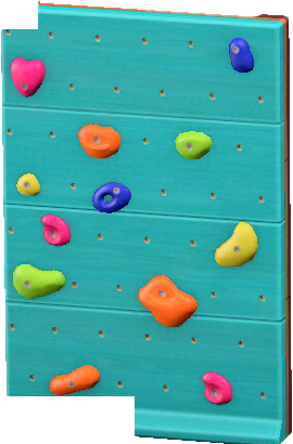The Blue version of Climbing Wall