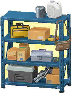 The Blue version of Tool Shelf