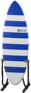 The Stripes version of Surfboard