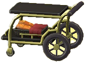 The Black version of Serving Cart