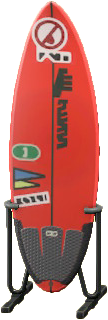The Red version of Surfboard