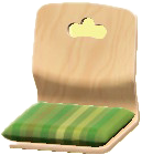 The Light Wood version of Floor Seat