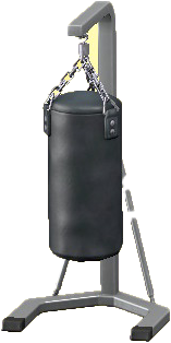The Black version of Punching Bag