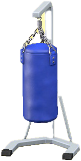 The Blue version of Punching Bag