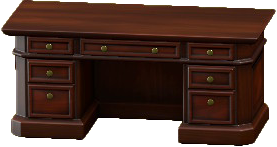 The Red Wood version of Den Desk