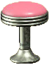 The Pink version of Diner Counter Chair