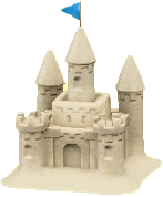 The White Sand version of Sand Castle