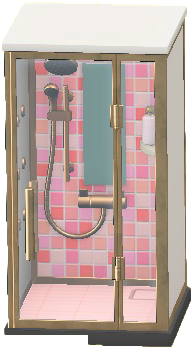 The Pink version of Shower Booth