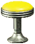 The Yellow version of Diner Counter Chair