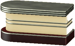 The Cream version of Diner Counter Table