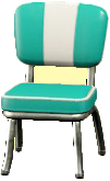 The Emerald version of Diner Chair