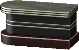 The Black version of Diner Counter Table