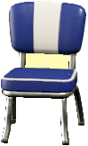 The Blue version of Diner Chair