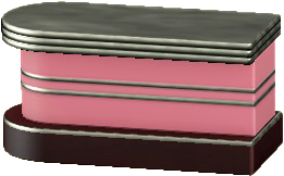The Pink version of Diner Counter Table