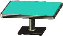 The Emerald version of Diner Dining Table