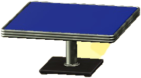 The Blue version of Diner Dining Table