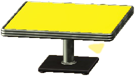 The Yellow version of Diner Dining Table