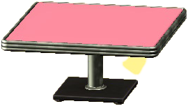 The Pink version of Diner Dining Table