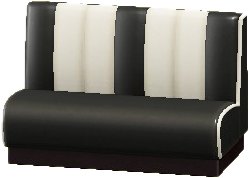 The Black version of Diner Sofa