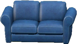 The Blue version of Double Sofa