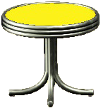 The Yellow version of Diner Mini Table