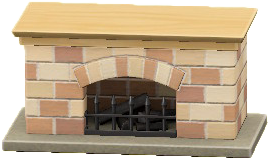 The Beige version of Fireplace