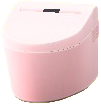 The Pink version of Tankless Toilet