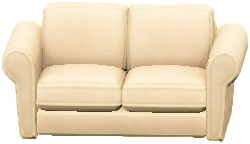 The White version of Double Sofa
