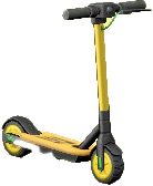 The Yellow version of Electric Kick Scooter