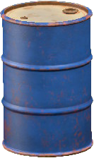 The Blue version of Oil Barrel