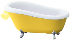 The Yellow version of Claw-Foot Tub