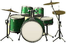 The Evergreen version of Drum Set