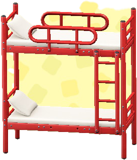 The Red version of Bunk Bed