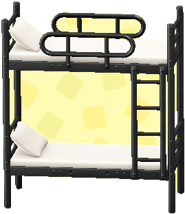 The Black version of Bunk Bed