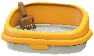 The Orange version of Kitty Litter Box