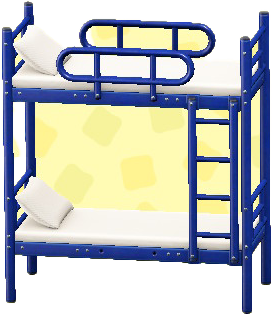 The Blue version of Bunk Bed
