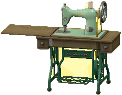 The Green version of Old Sewing Machine
