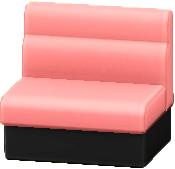 The Pink version of Box Sofa