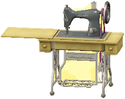 The Silver version of Old Sewing Machine