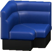 The Navy Blue version of Box Corner Sofa